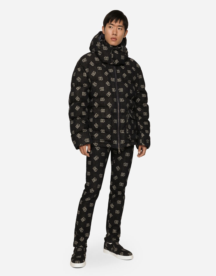 Dolce & Gabbana Quilted jacquard jacket with DG Monogram design ...
