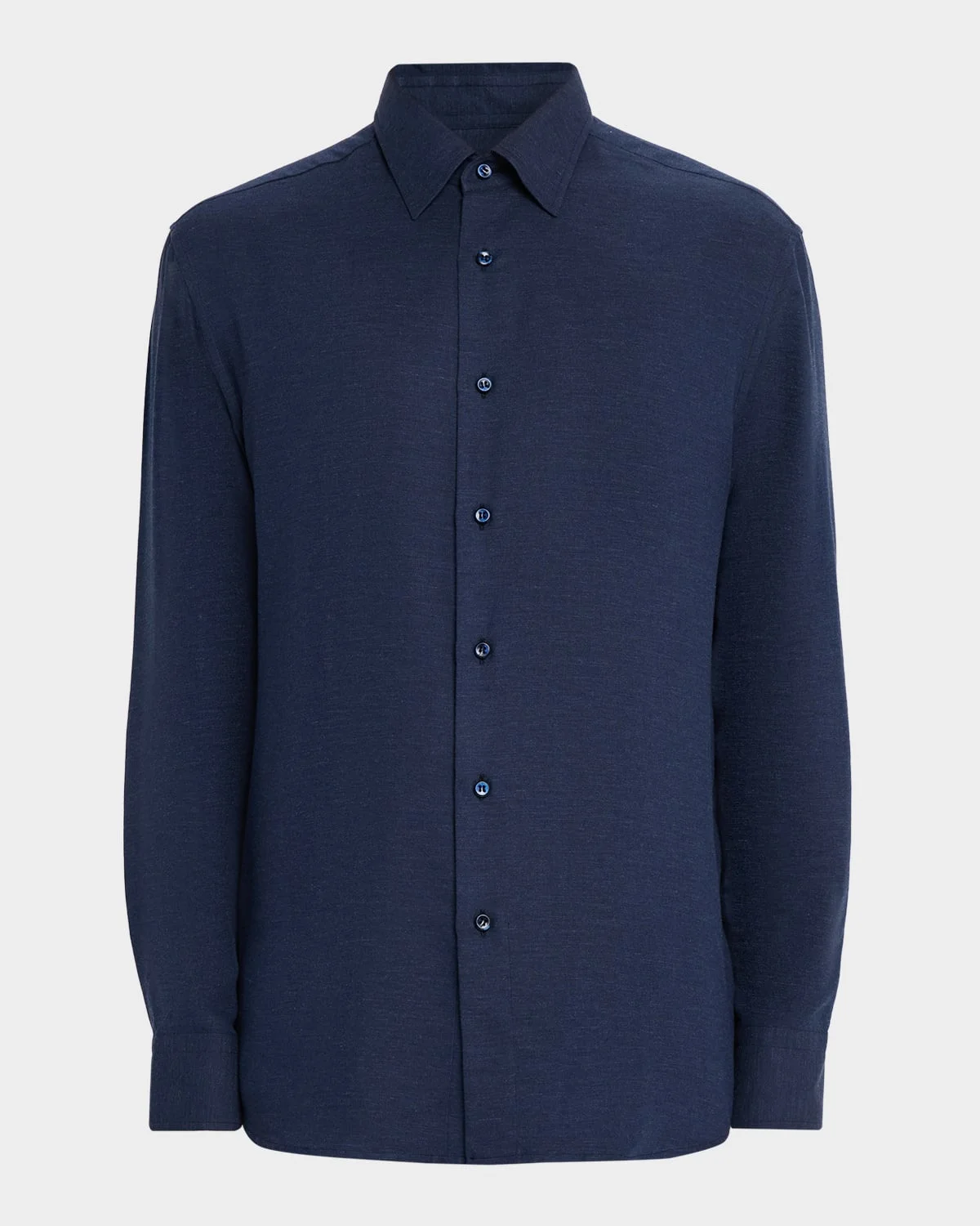 Men's Cotton and Cashmere Sport Shirt - 1