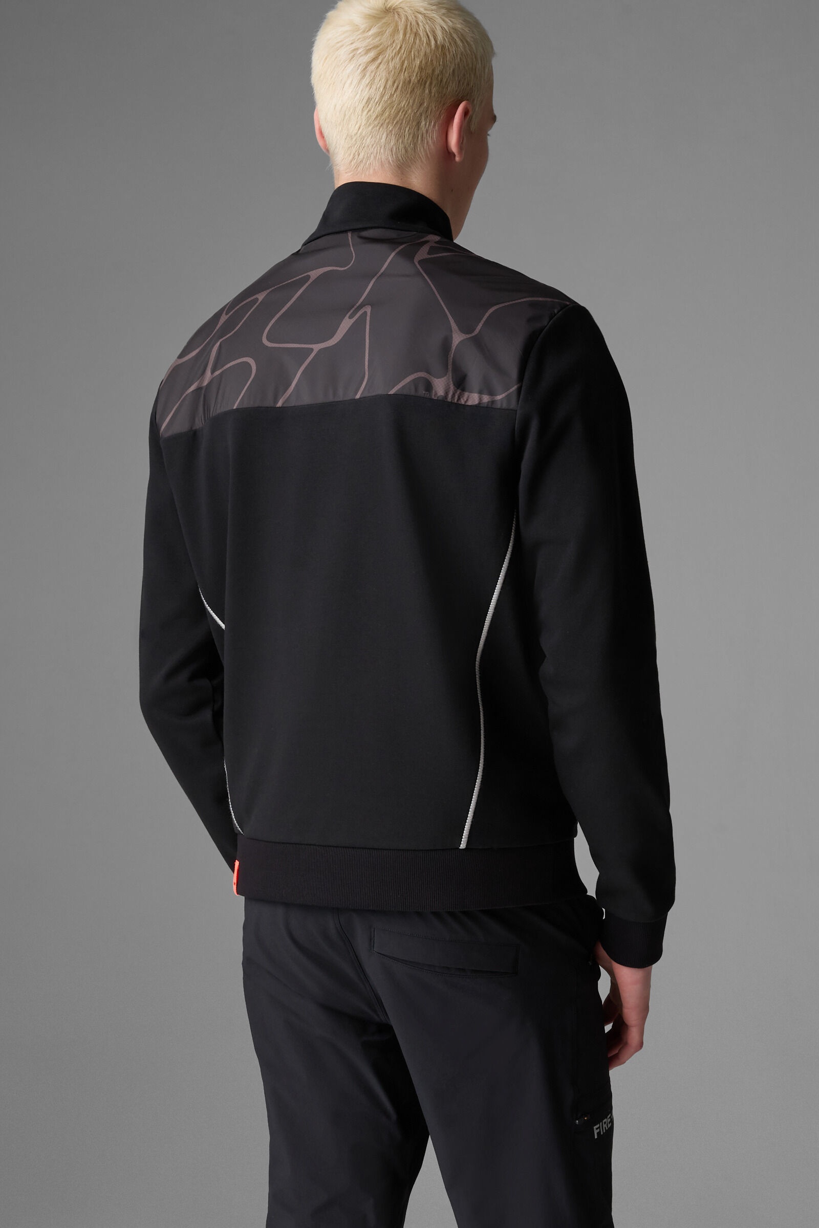 Majan Half-zip sweatshirt in Black - 3