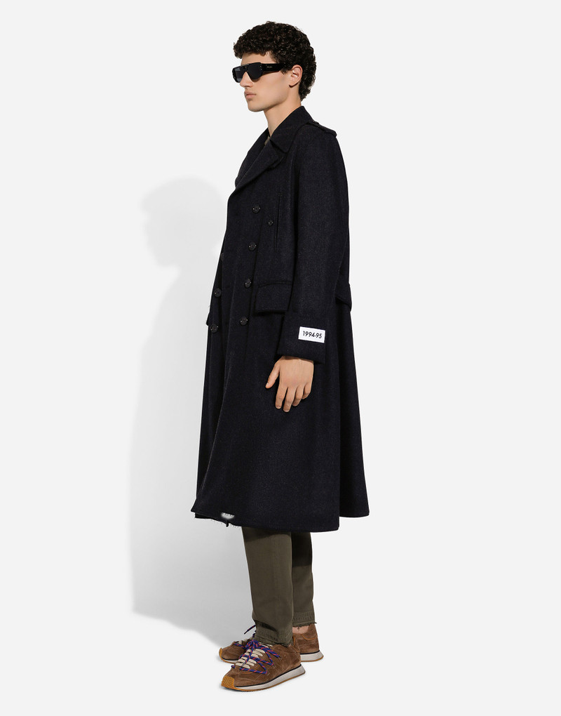 Double-breasted cashmere pea coat 5
