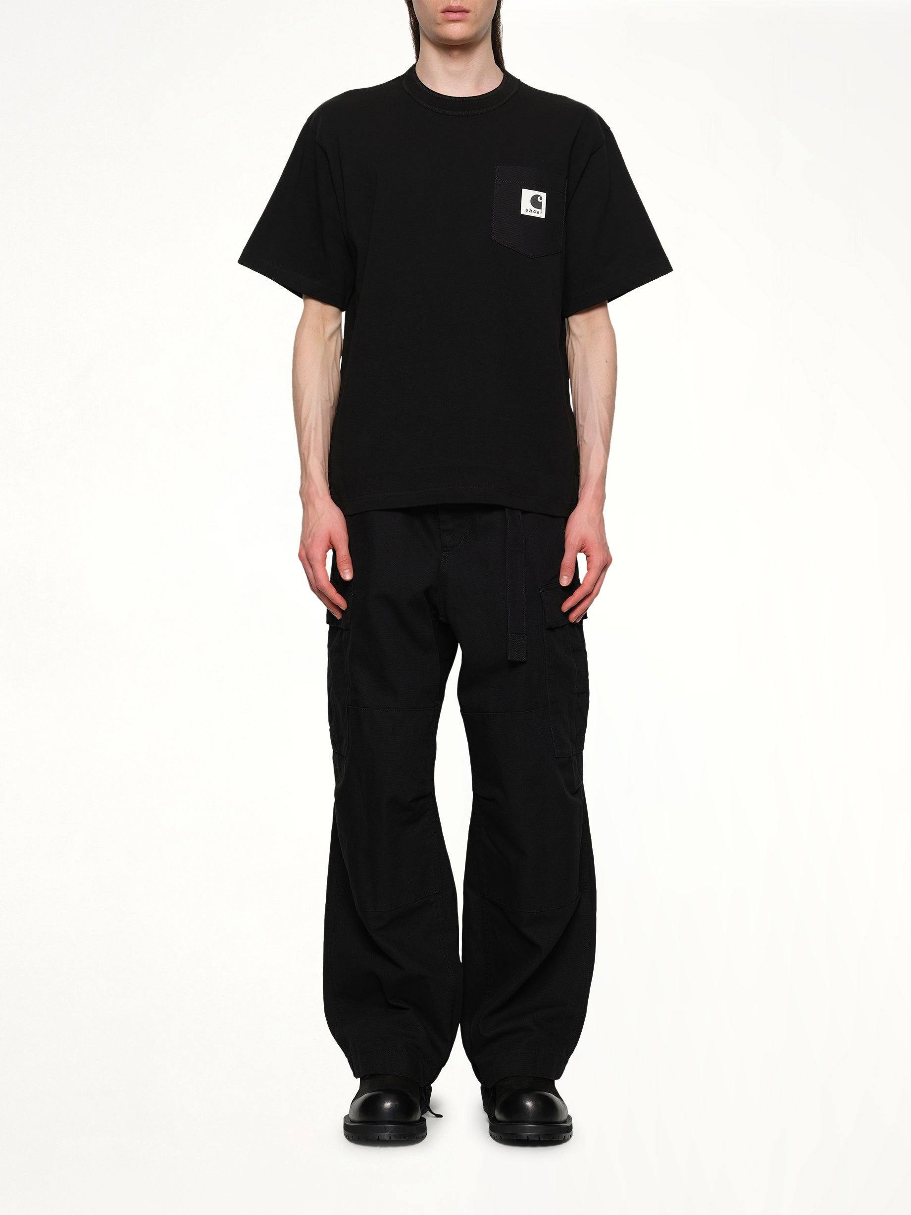 Carhartt WIP Cotton Jersey T-Shirt in Black - 7