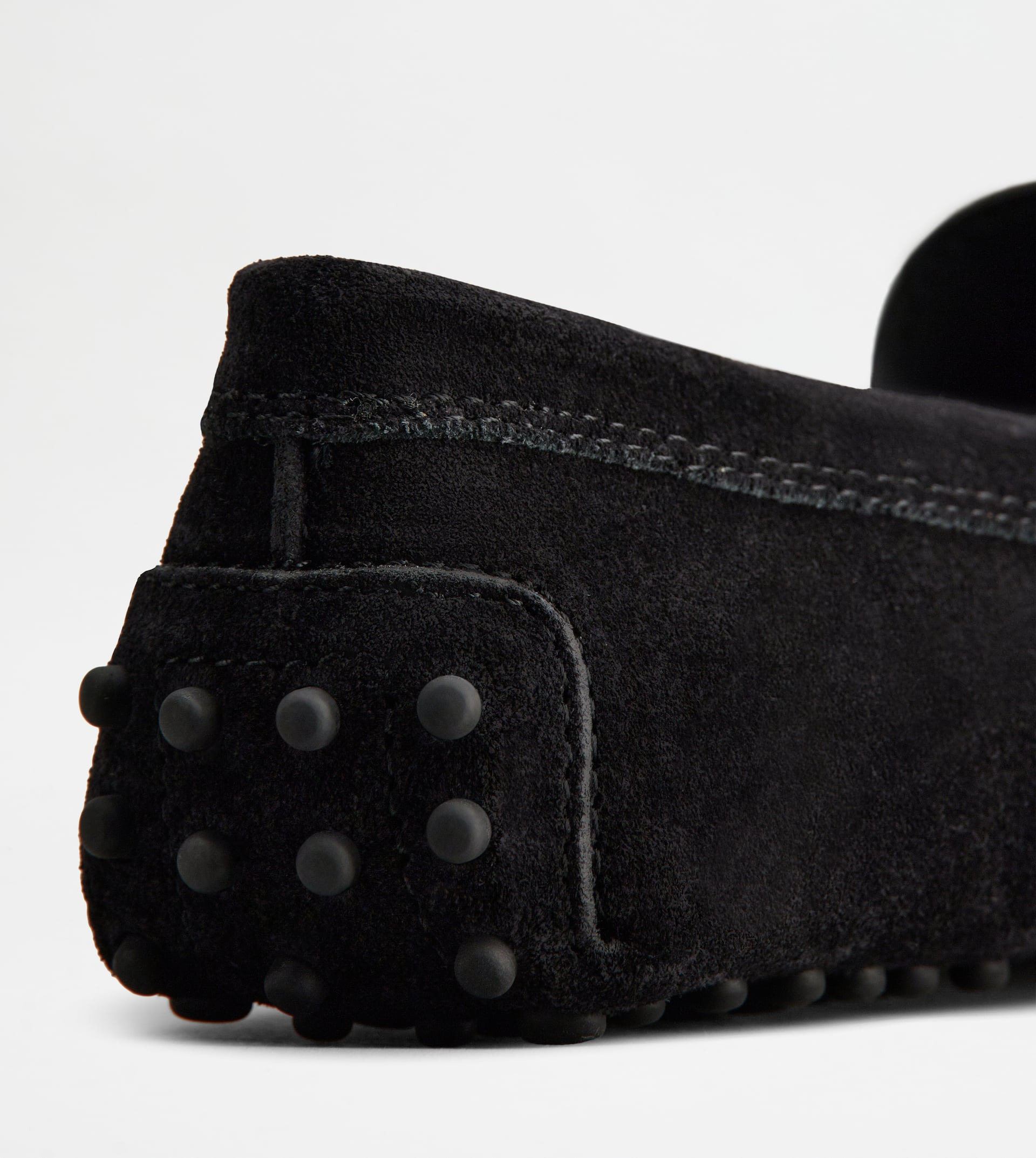GOMMINO DRIVING SHOES IN SUEDE - BLACK - 5