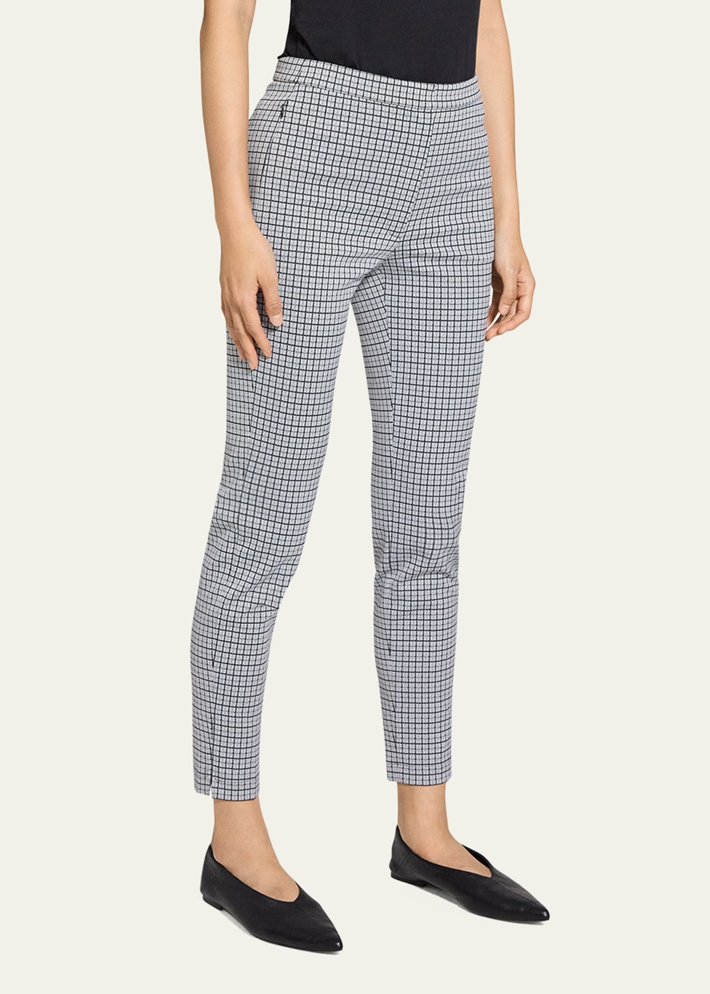 Tapered High-Rise Pants - 4