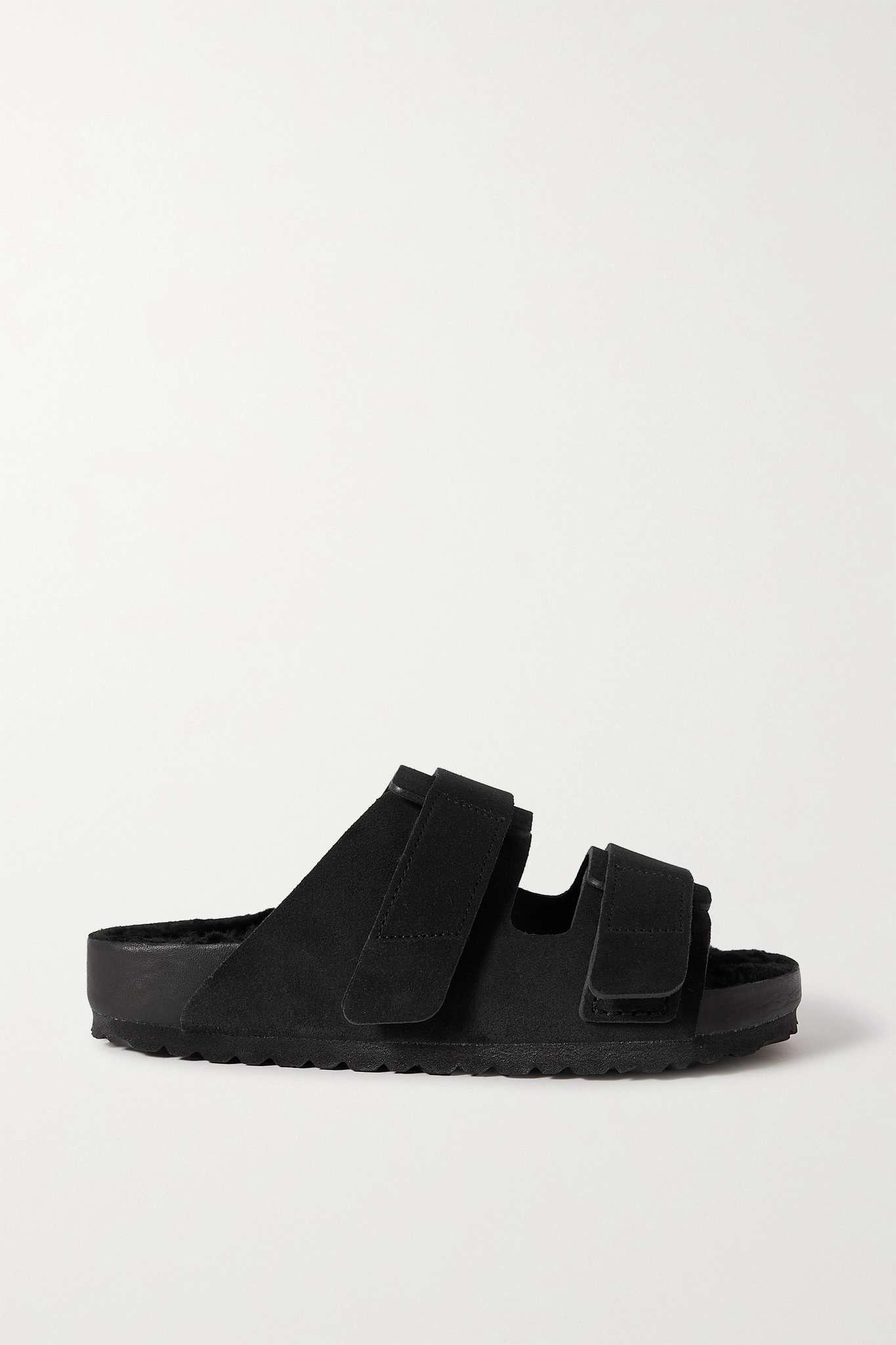 + Tekla Uji shearling-lined suede sandals - 1