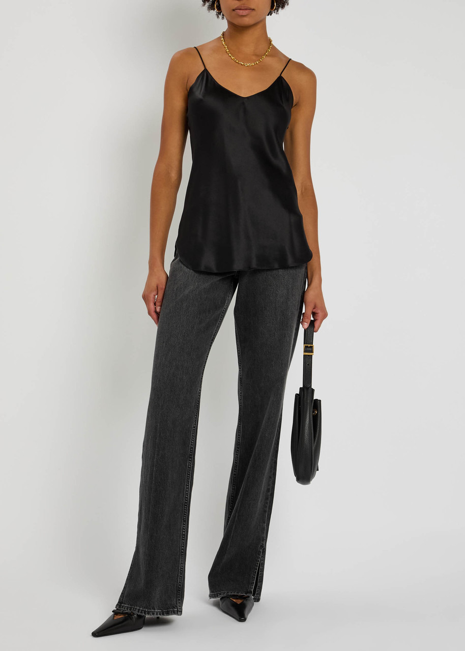 Nili Lotan Isabella Silk-satin top - 4