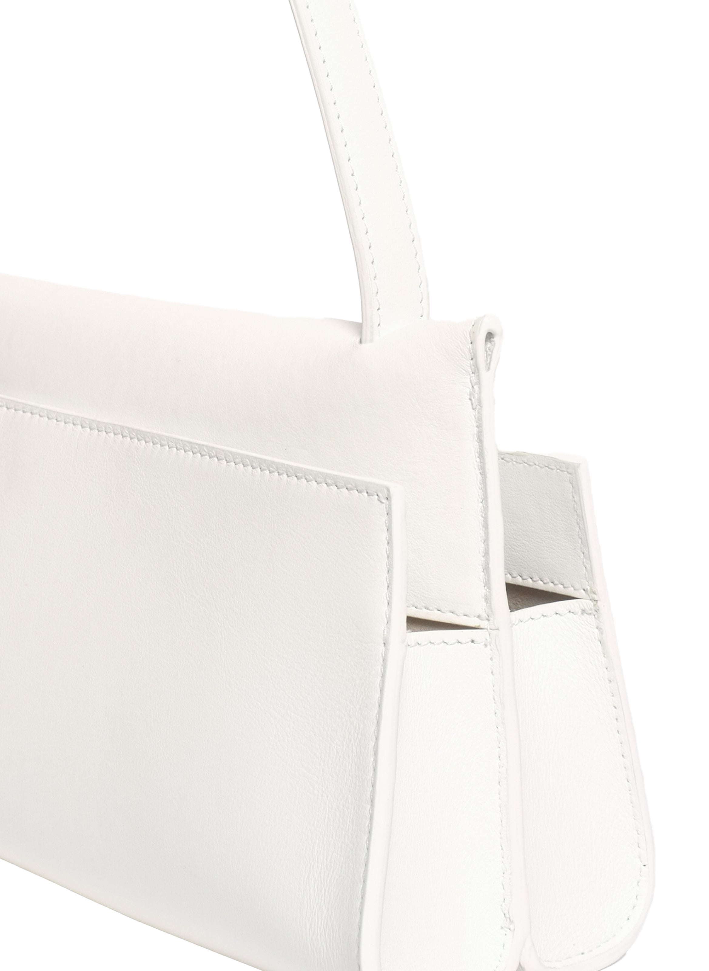 Long Papillon Leather White - 4