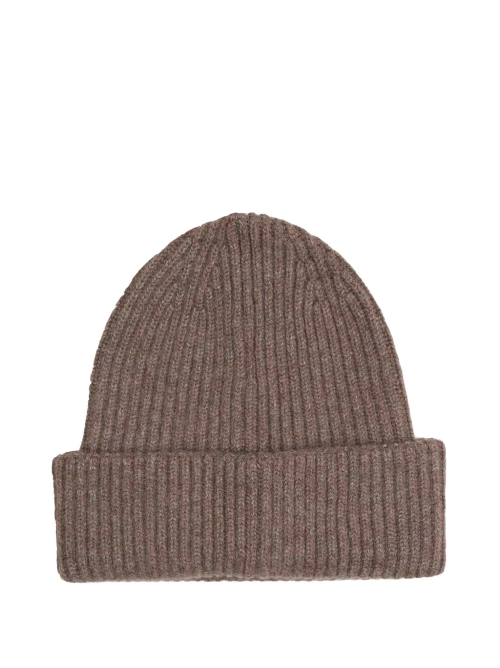 ribbed-knit beanie hat - 1