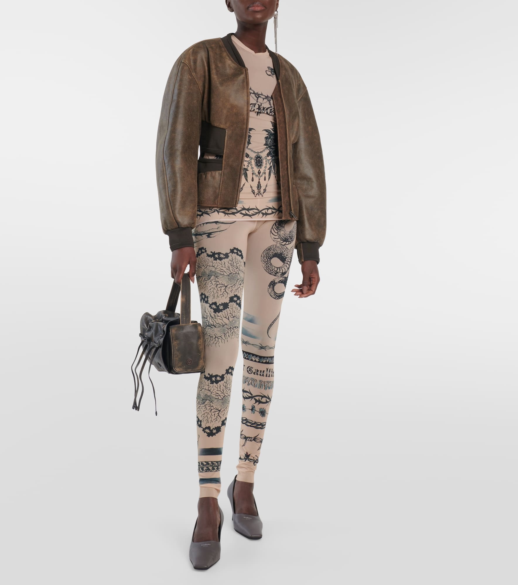x KNWLS printed mesh top - 2