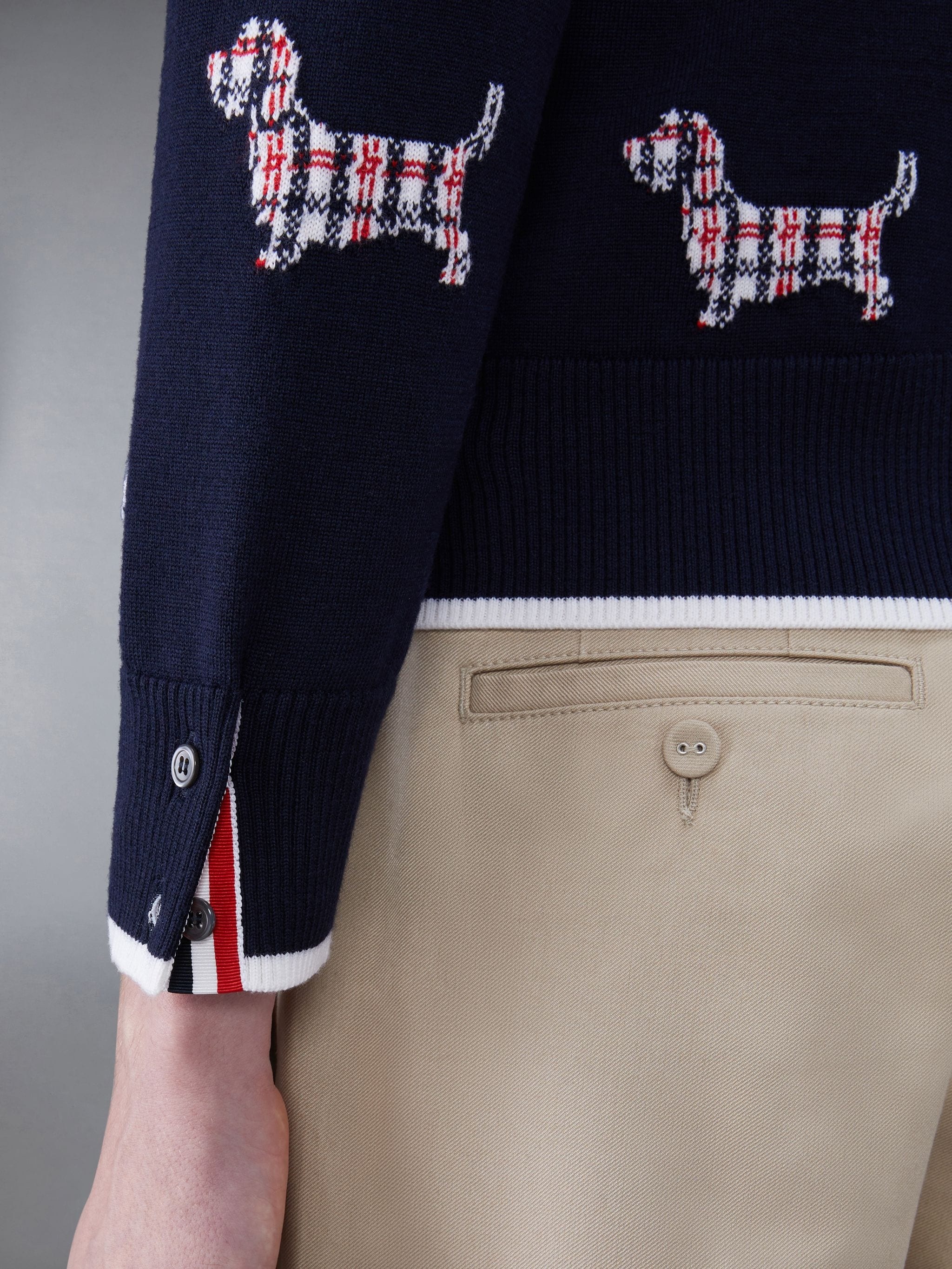 Wool 4-Bar Relaxed Hector Pullover - 5