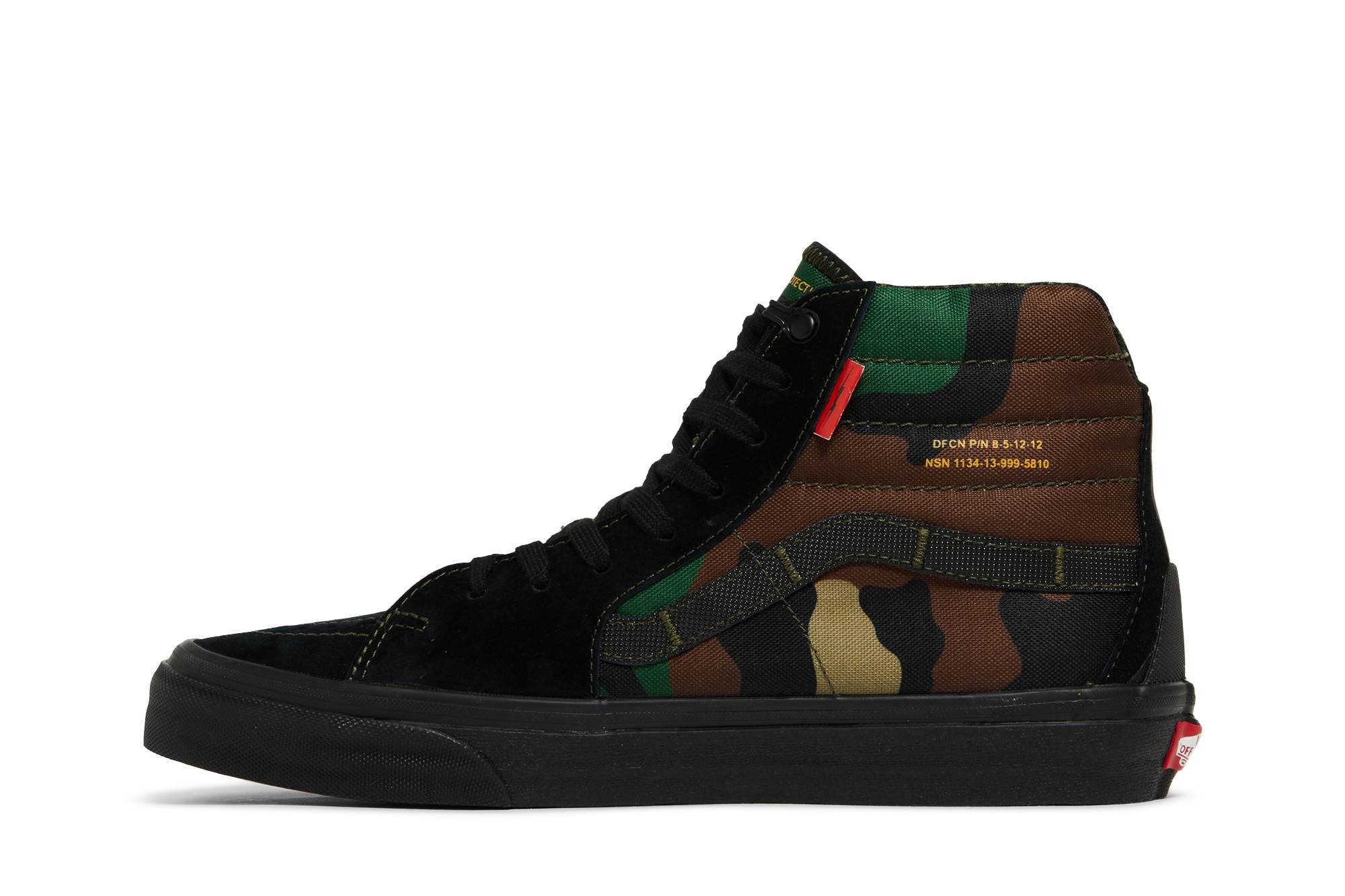 DEFCON x Sk8-Hi Notchback GTX 'Black Woodland Camo' - 3