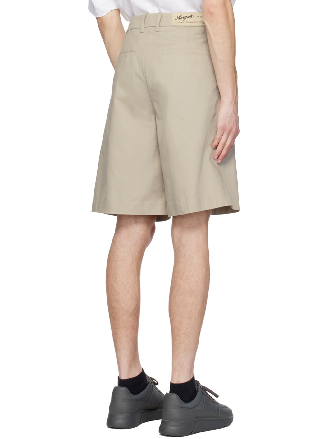 Beige Axis Shorts - 3