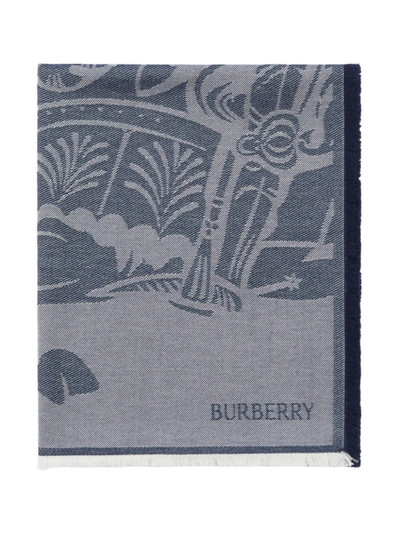 Burberry Equestrian Knight knitted scarf outlook