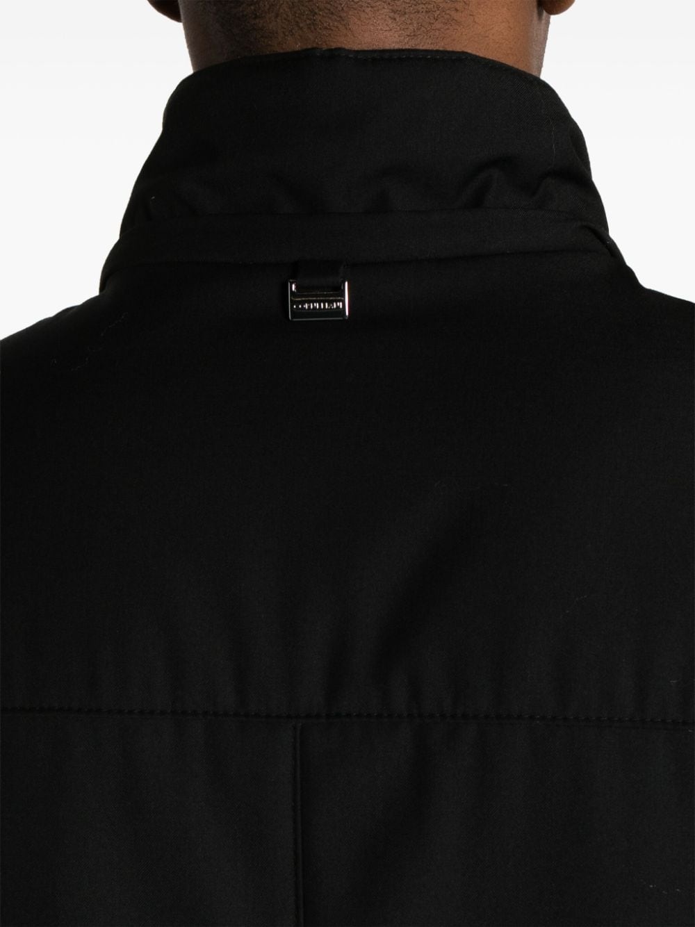 high-neck padded coat - 6