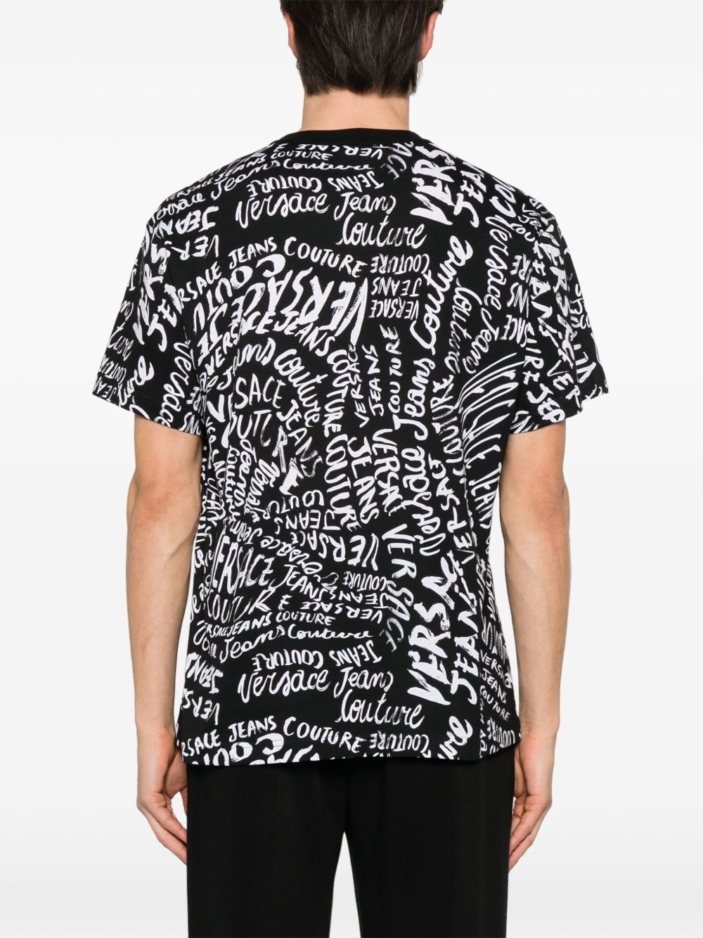 Cotton T-shirt with print - 4