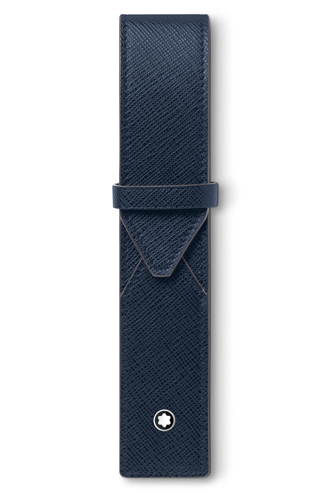 Montblanc Sartorial Leather Pen Pouch in Blue at Nordstrom - 1