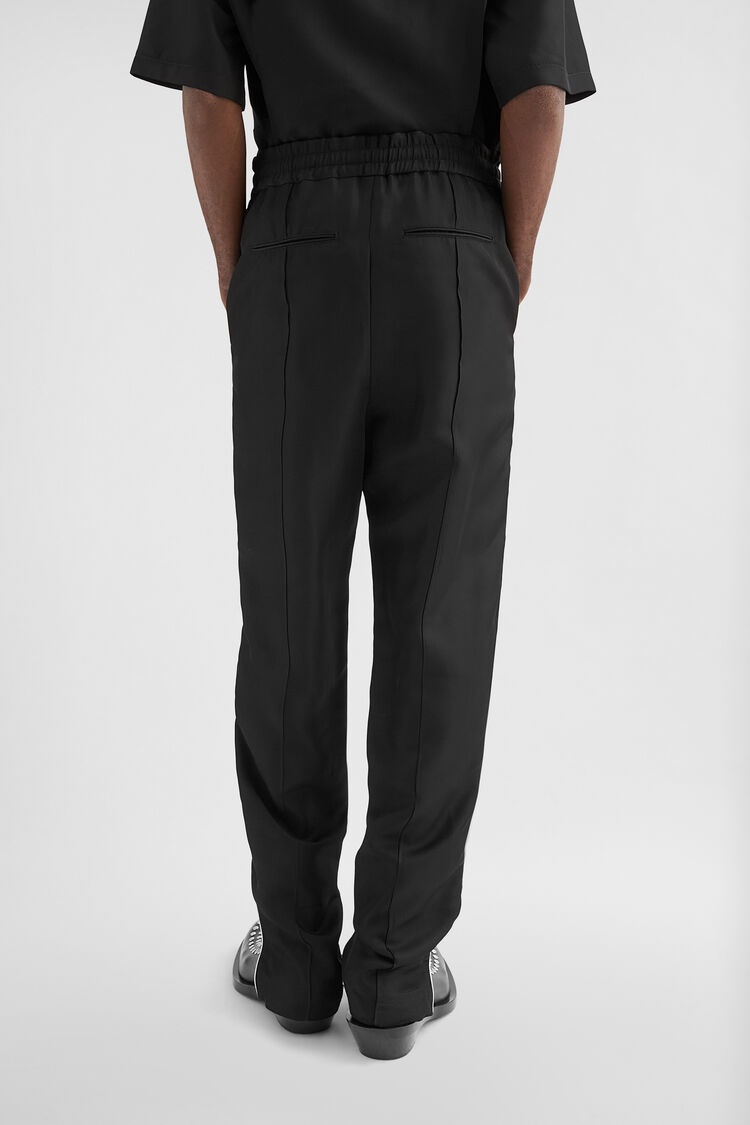 Fluid Viscose Tapered Trousers - 4