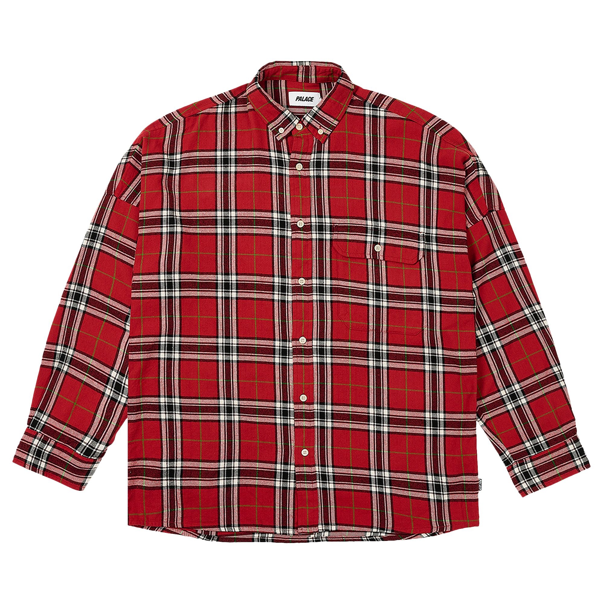 Palace Lumber Yak Shirt 'Red' - 1