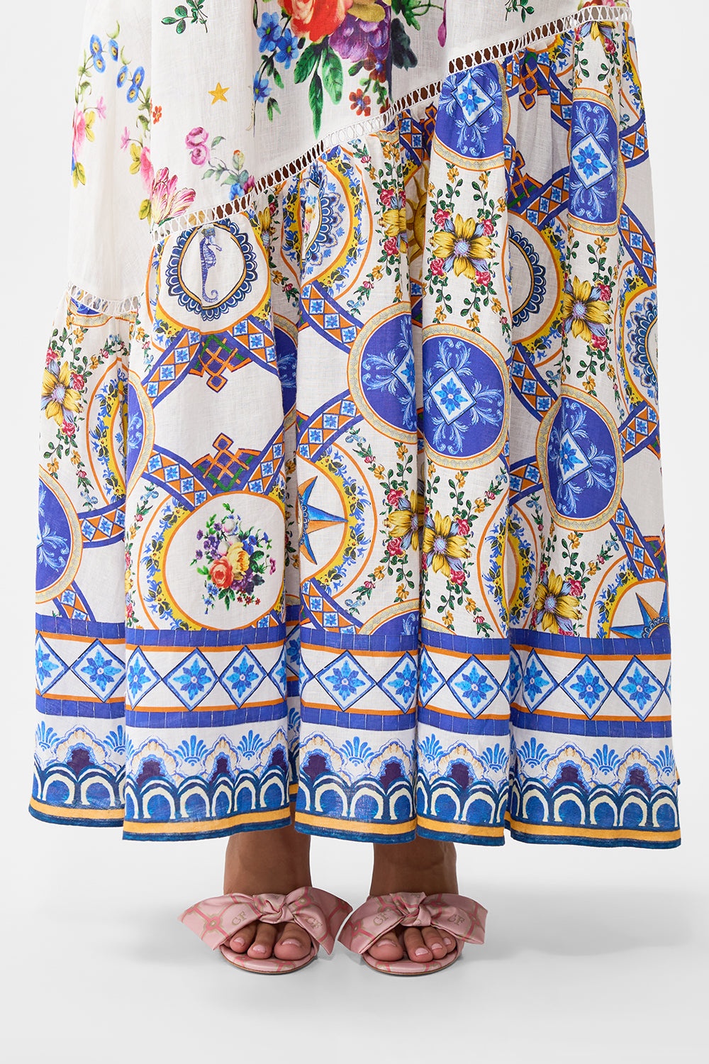SKIRT WITH SHAPED SEAM - 6