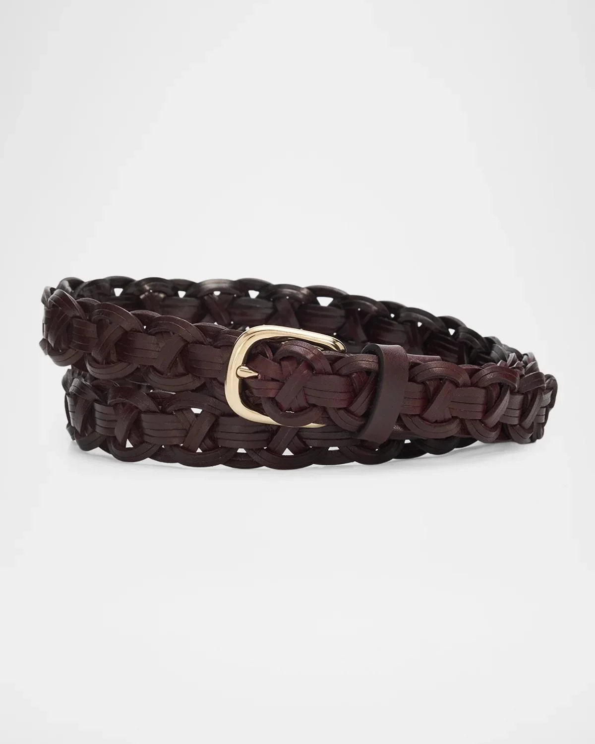 Men's Braided Leather Belt - 1
