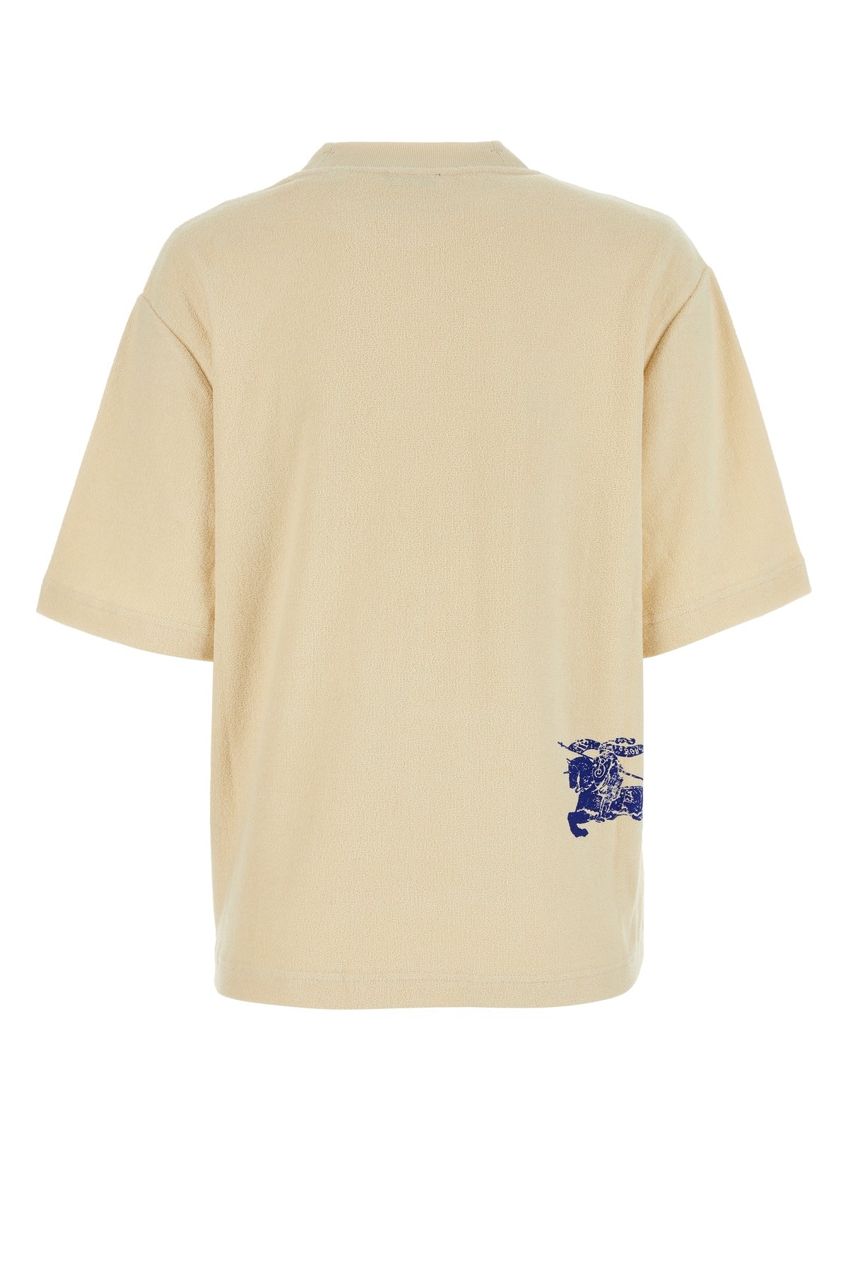 Cream terry fabric oversize t-shirt - 2