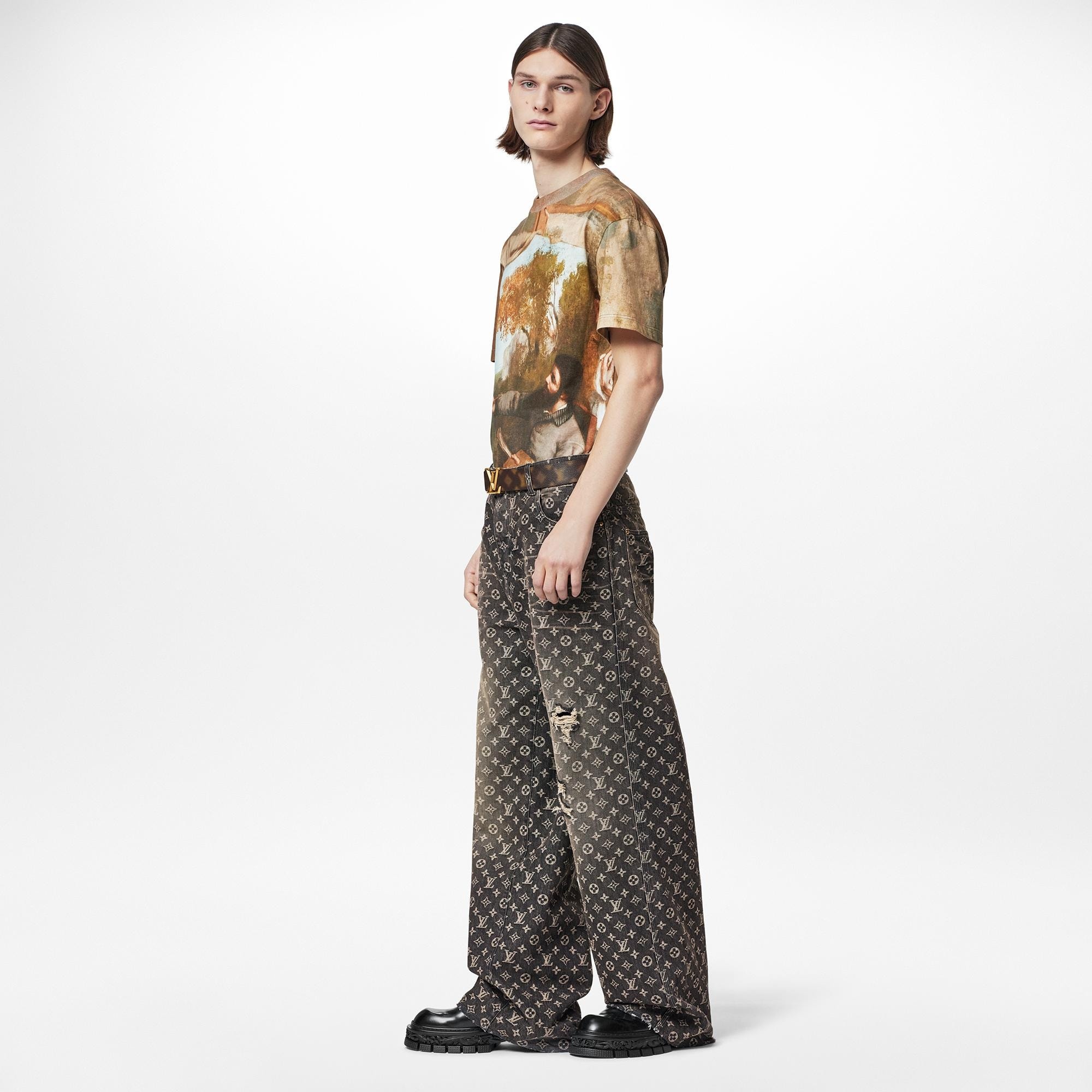 Courbet Painting Printed T-Shirt - 3