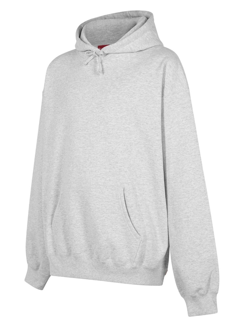 satin appliquÃ© "FW23 - Ash Grey" hoodie - 3