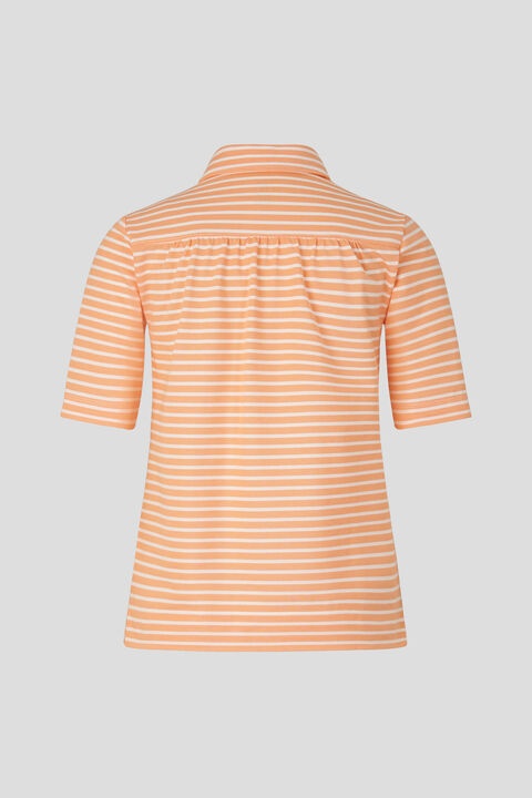 Peony Polo shirt in Orange/White - 6