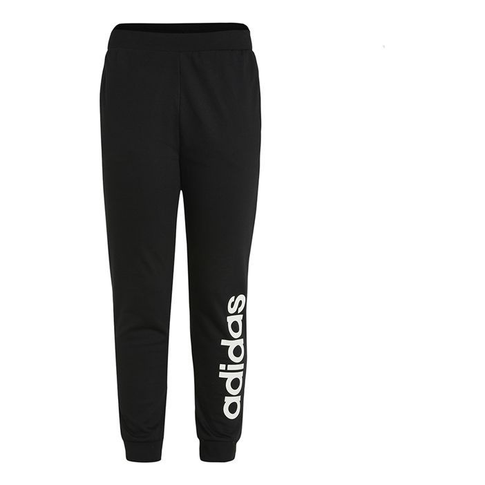 adidas neo M Ce Logo Tp1 Athleisure Casual Sports Knit Bundle Feet Long Pants Black GP4896 - 1