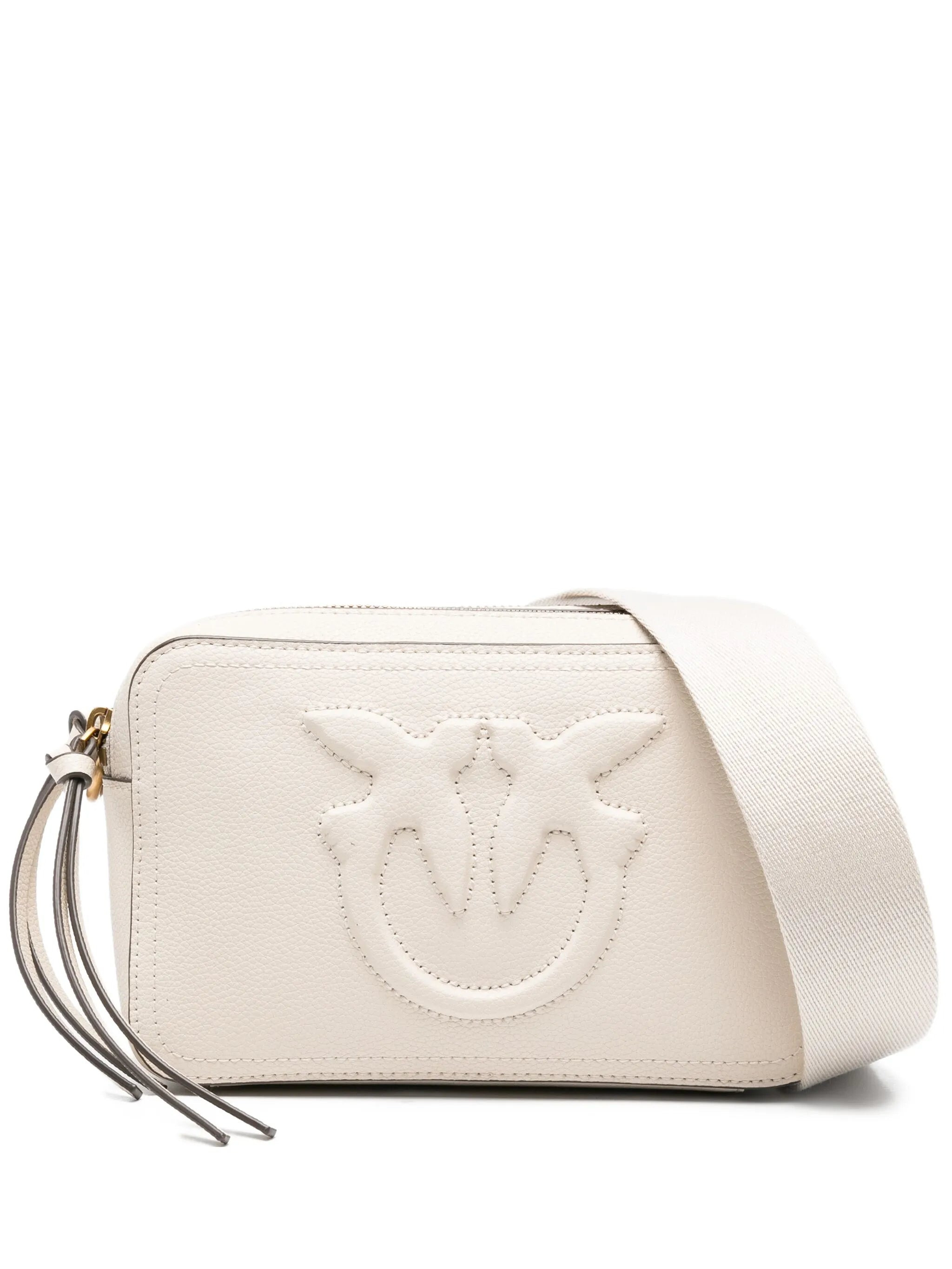 Pinko Embossed-logo Calf Leather Cross-body Bag - 1
