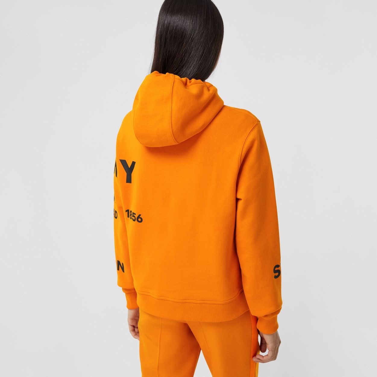 Horseferry Print Cotton Oversized Hoodie - 4