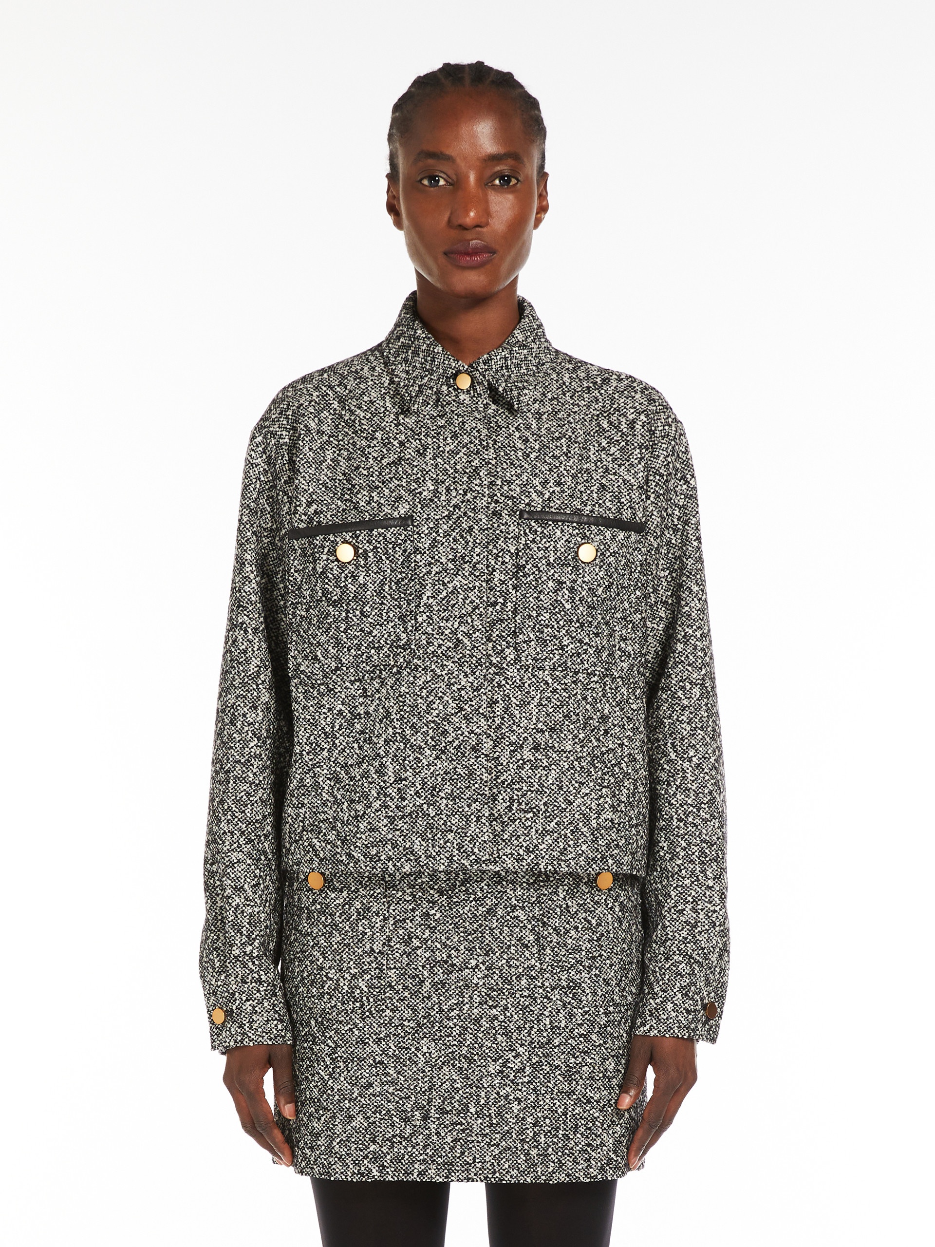 DEMIEN Boxy jacket in wool tweed - 3