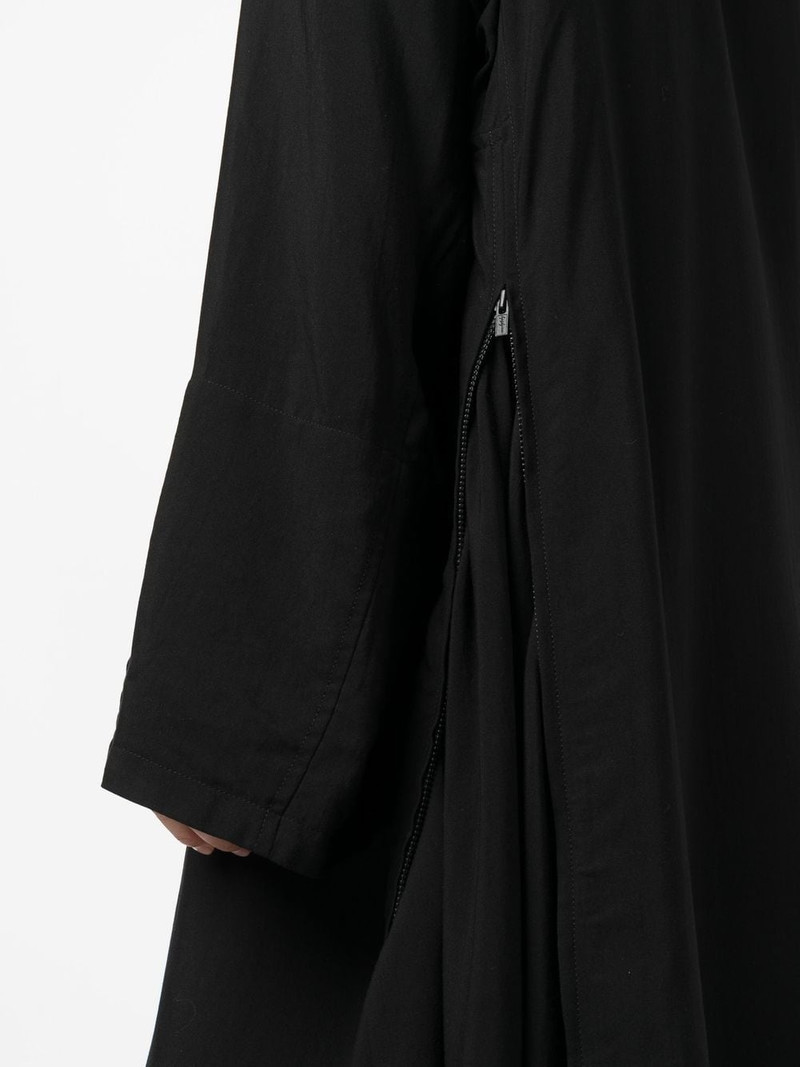 asymmetric hooded coat 5