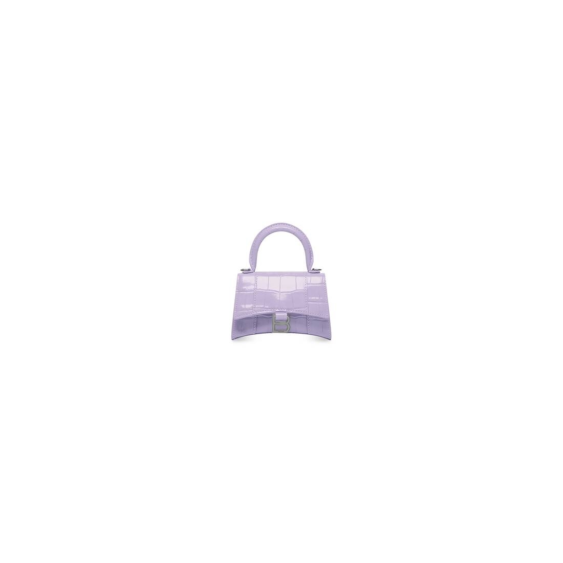 hourglass mini handbag with chain crocodile embossed - 1