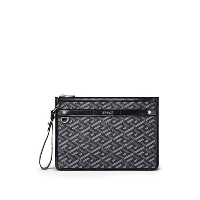 VERSACE La Greca Signature Pouch Bag outlook