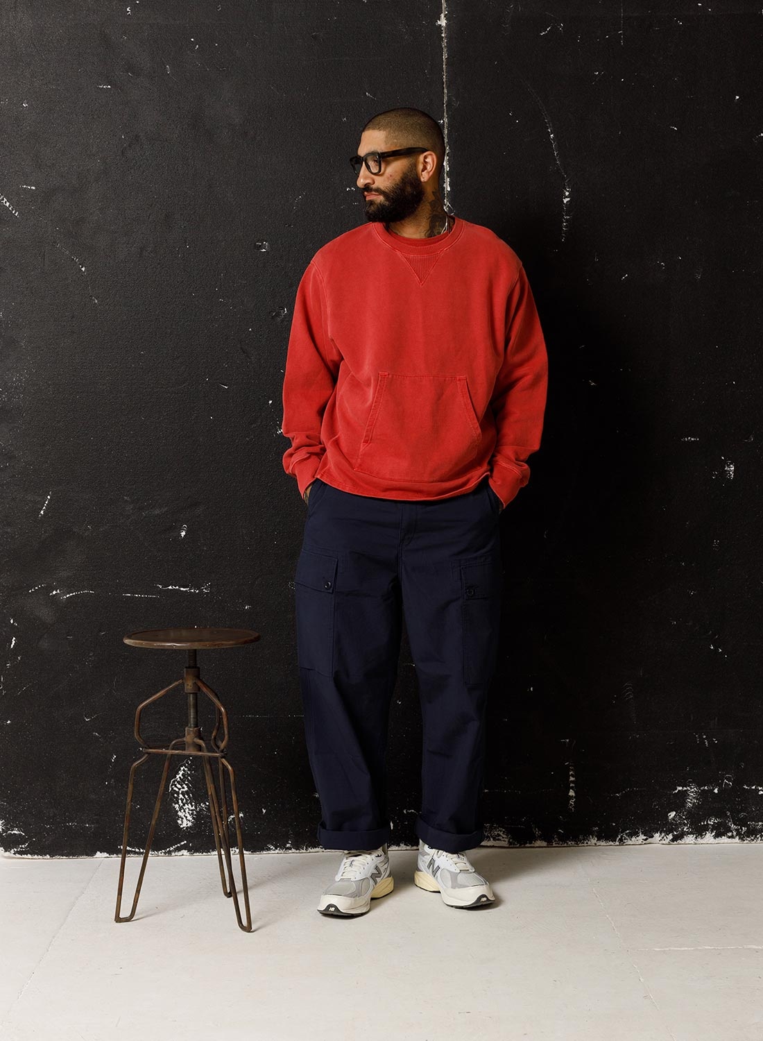 Dutch Pant in Black Navy - 3