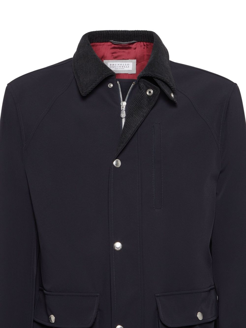 snap-fastening jacket - 7