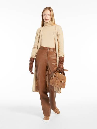 Max Mara BERNARD Wool and cashmere yarn coatigan outlook