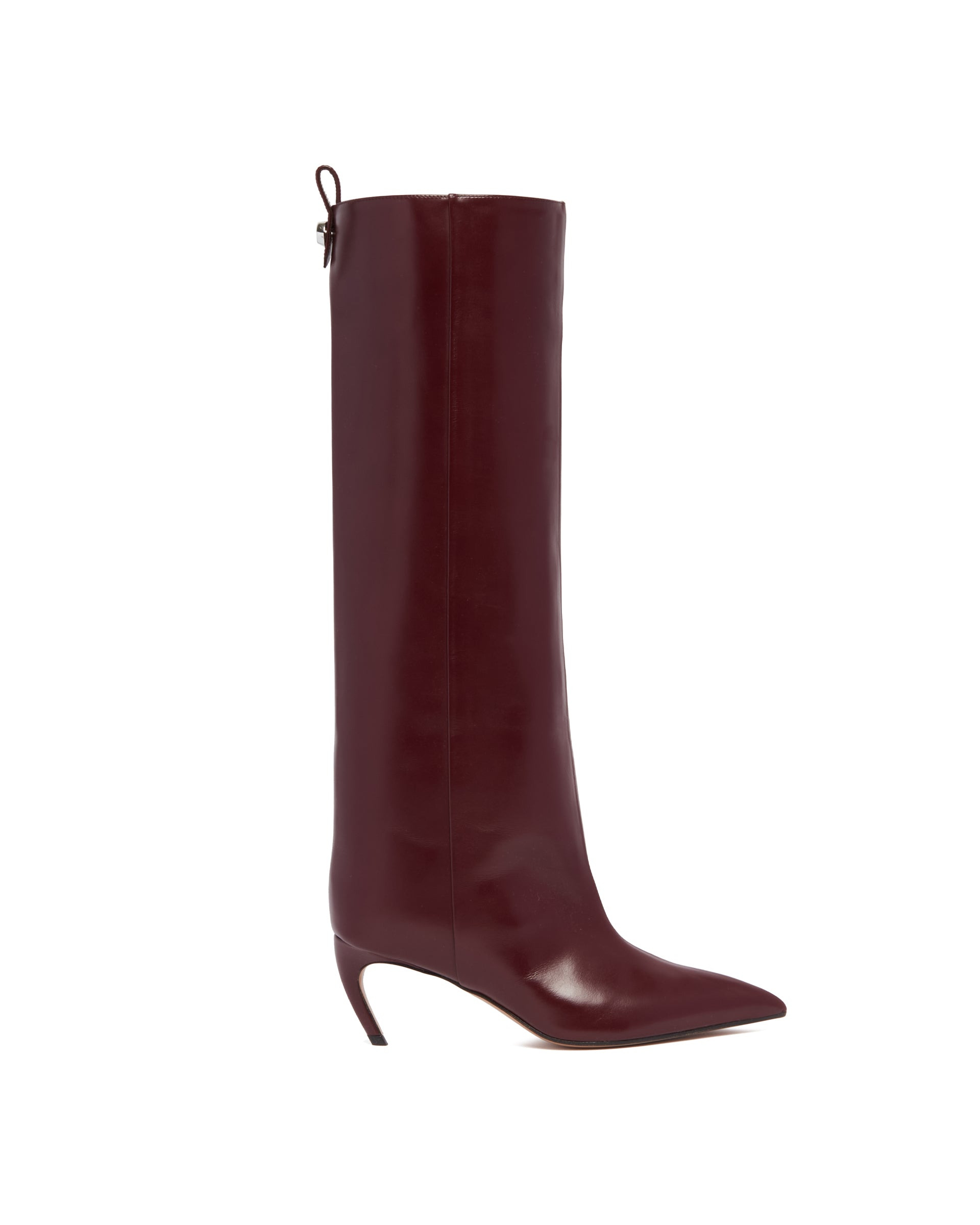 Mauve Lea Leather Boots - 2