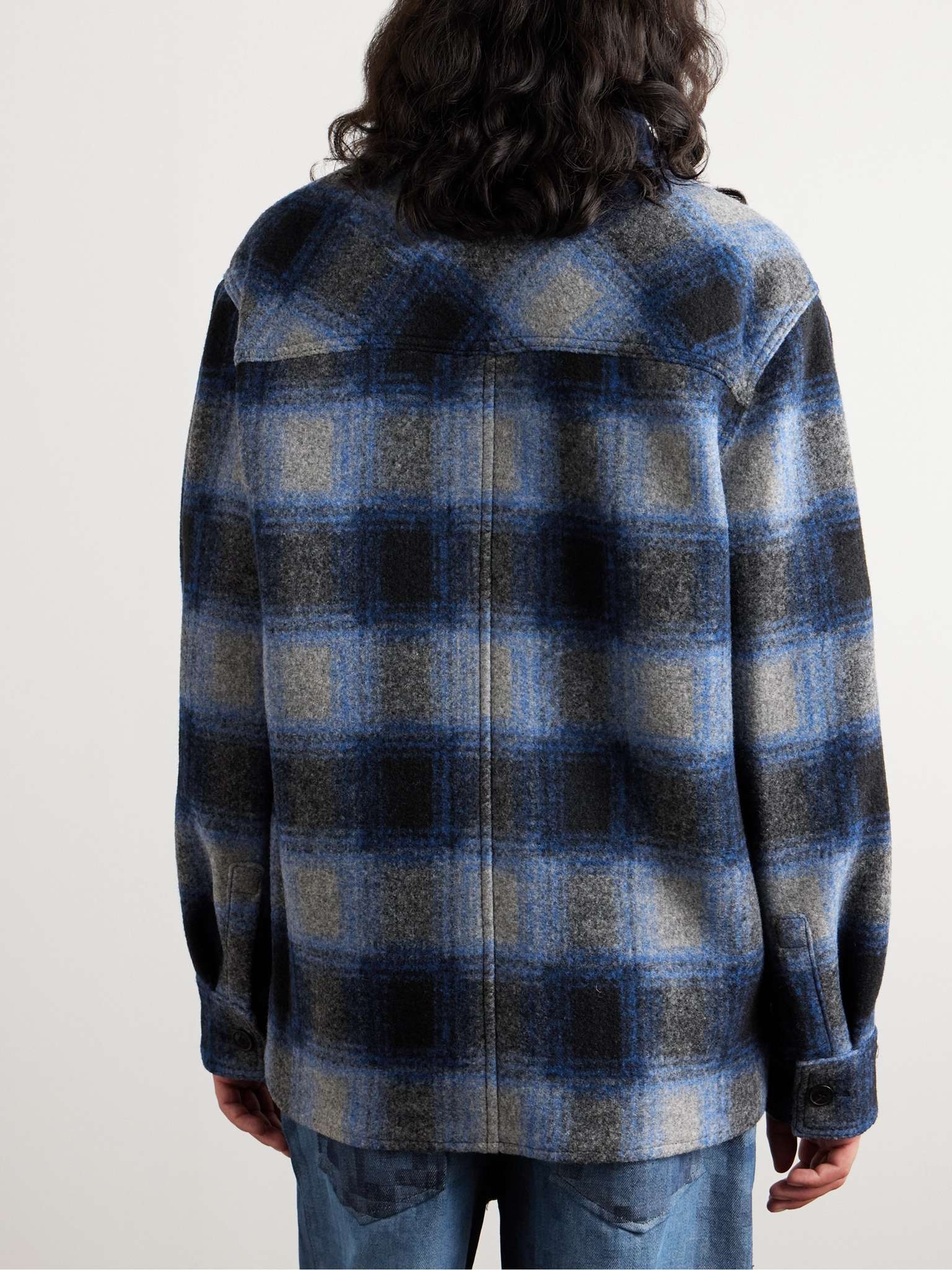 Kevron Checked Flannel Shirt Jacket - 4