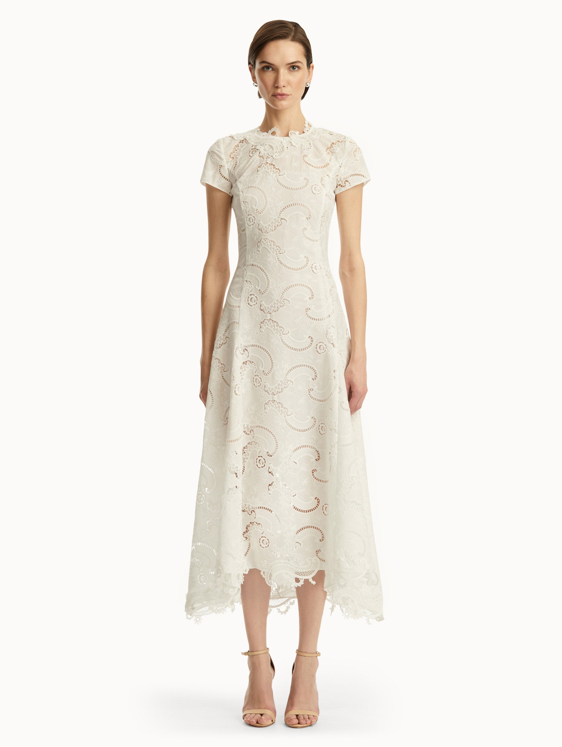 SCROLL GUIPURE DRESS - 2