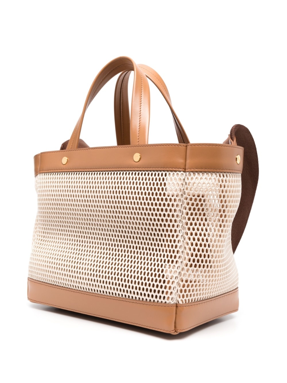 mesh-panelled shopping bag - 3