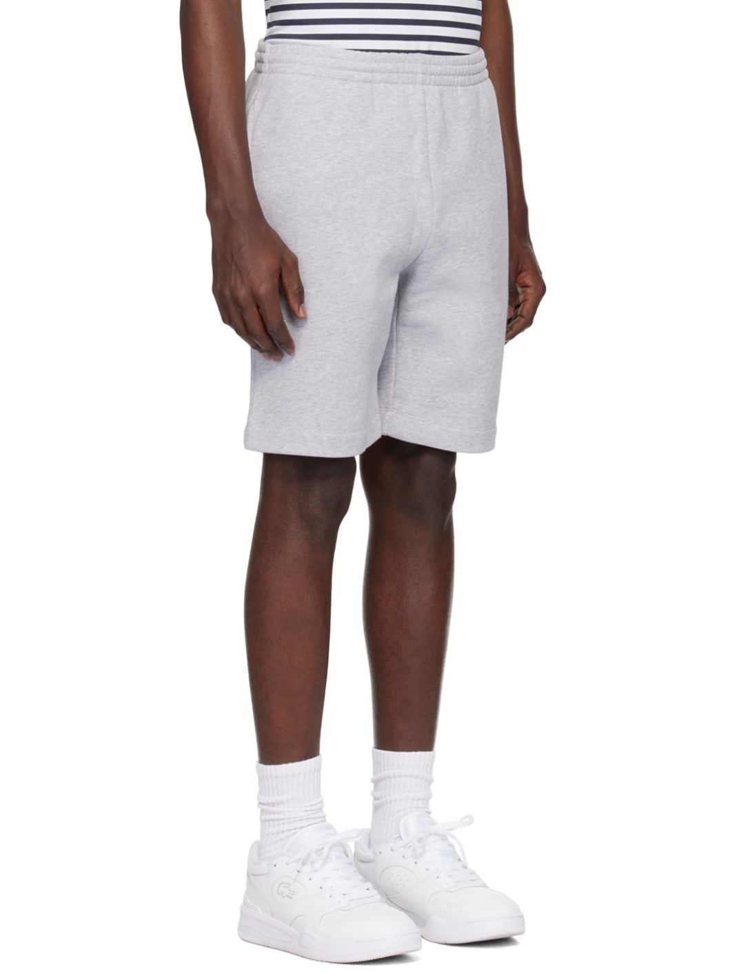 Gray Jogger Shorts - 2
