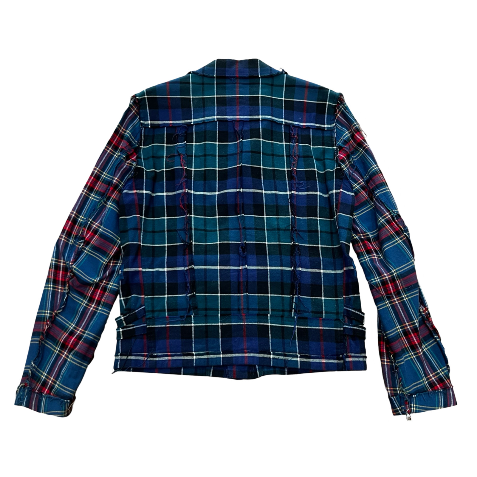 Final Blow - Undercover Undakovrit Tartan Rider Style Jacket SZ L - 7