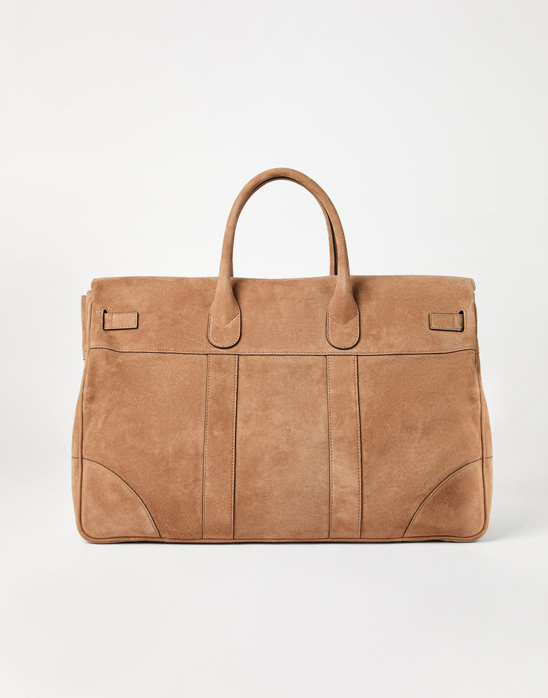 Brunello Cucinelli Reversed calfskin country bag outlook