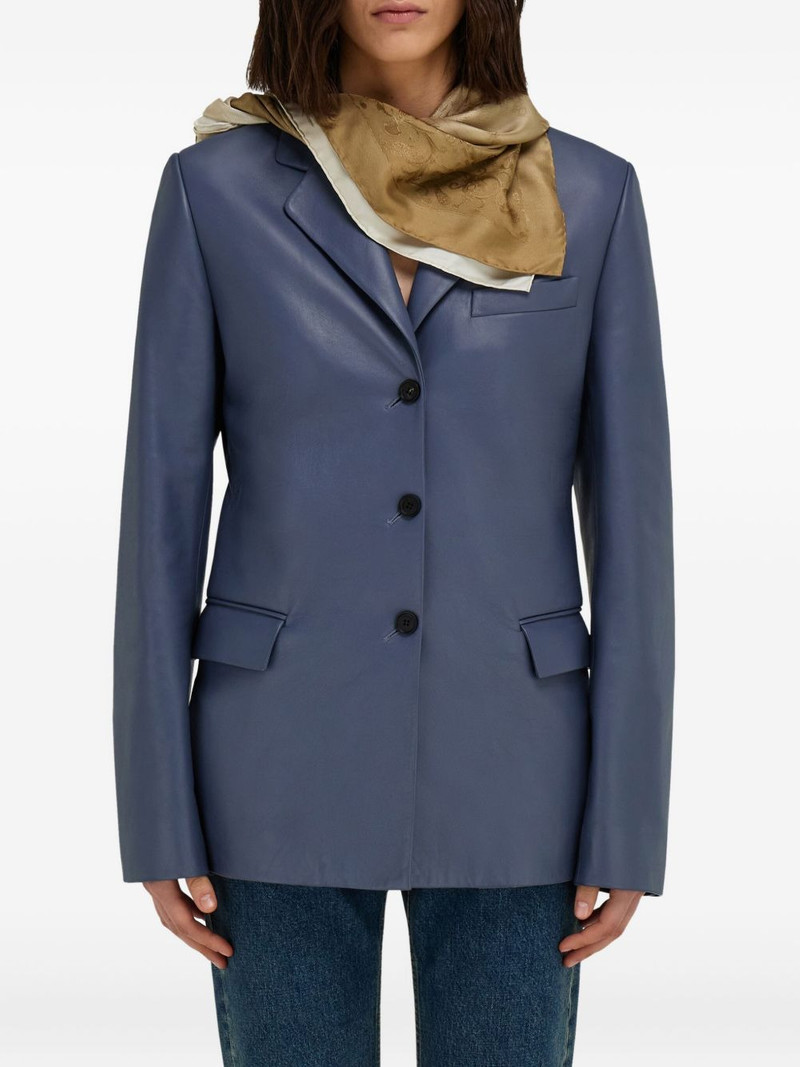 FERRAGAMO jacquard silk scarf outlook