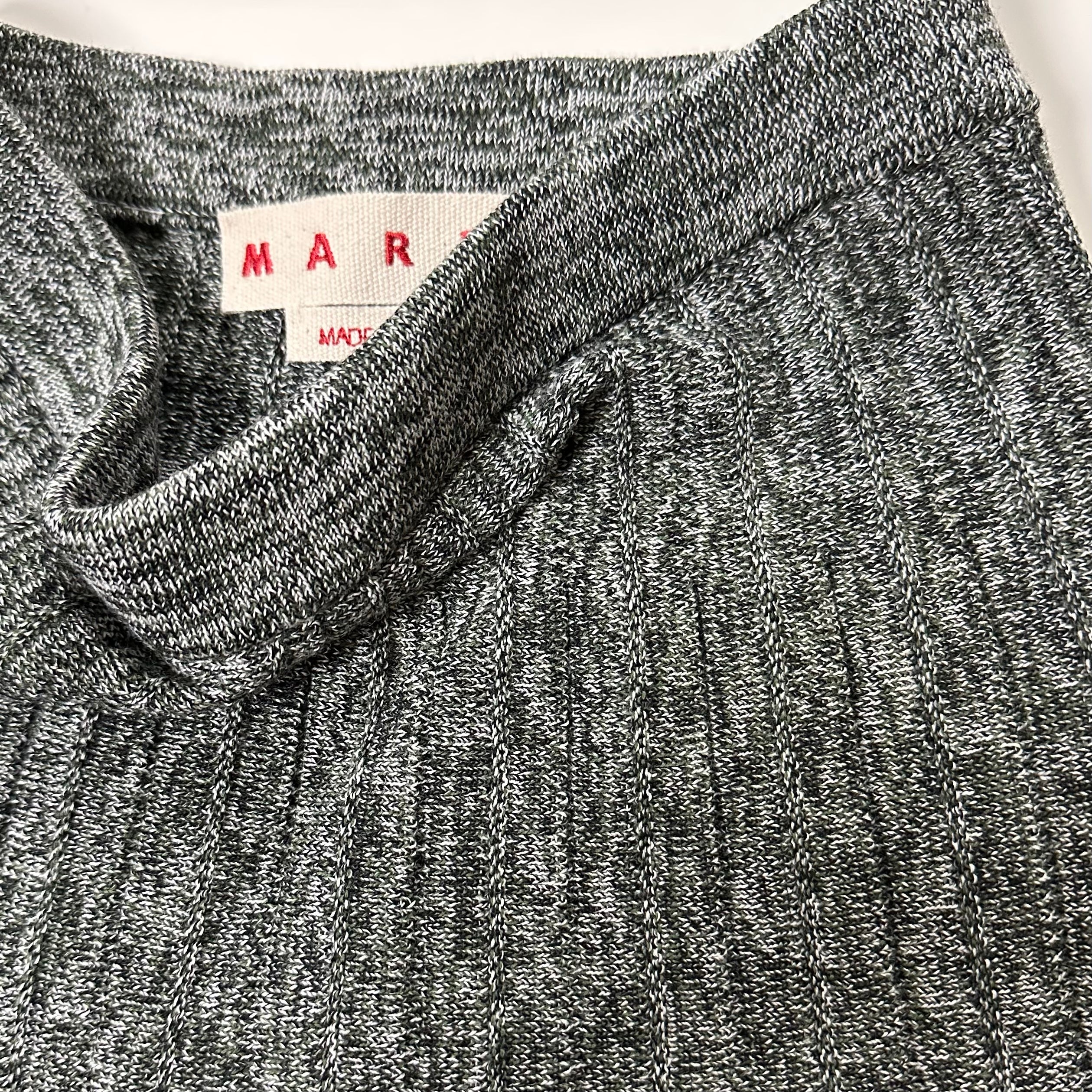 MARNI Knit Pleated Midi Skirt - 4