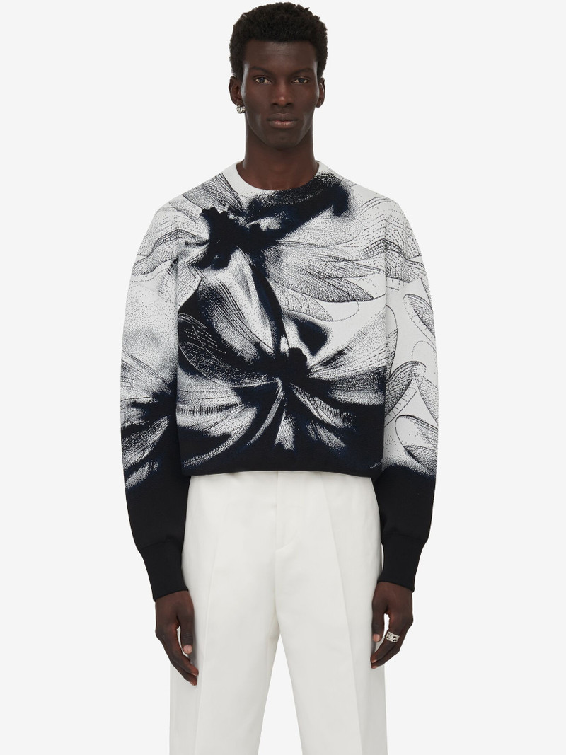 Men's Dragonfly Jumper in Black/ivory 5