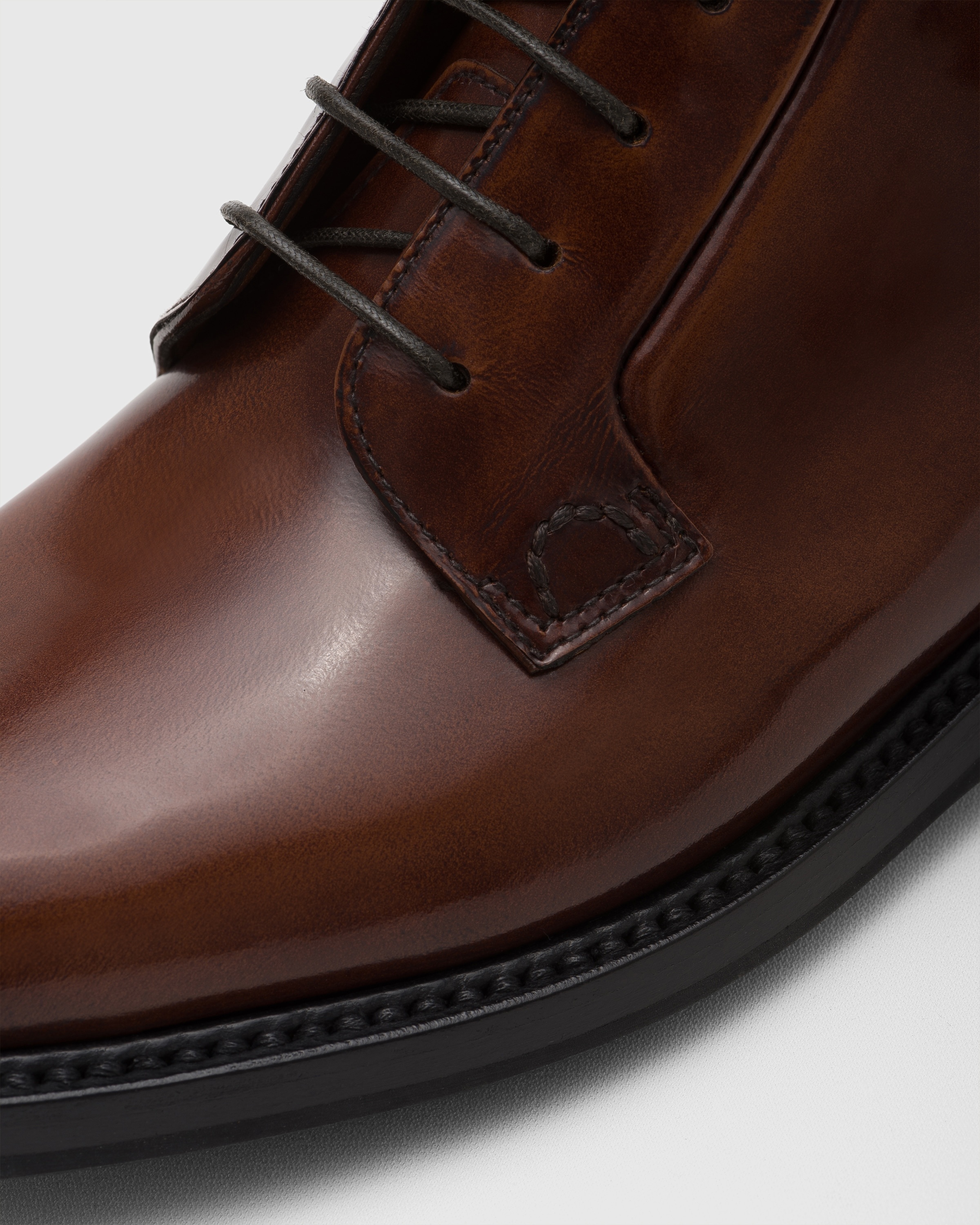 Polished Binder Lace Up Boot - 3