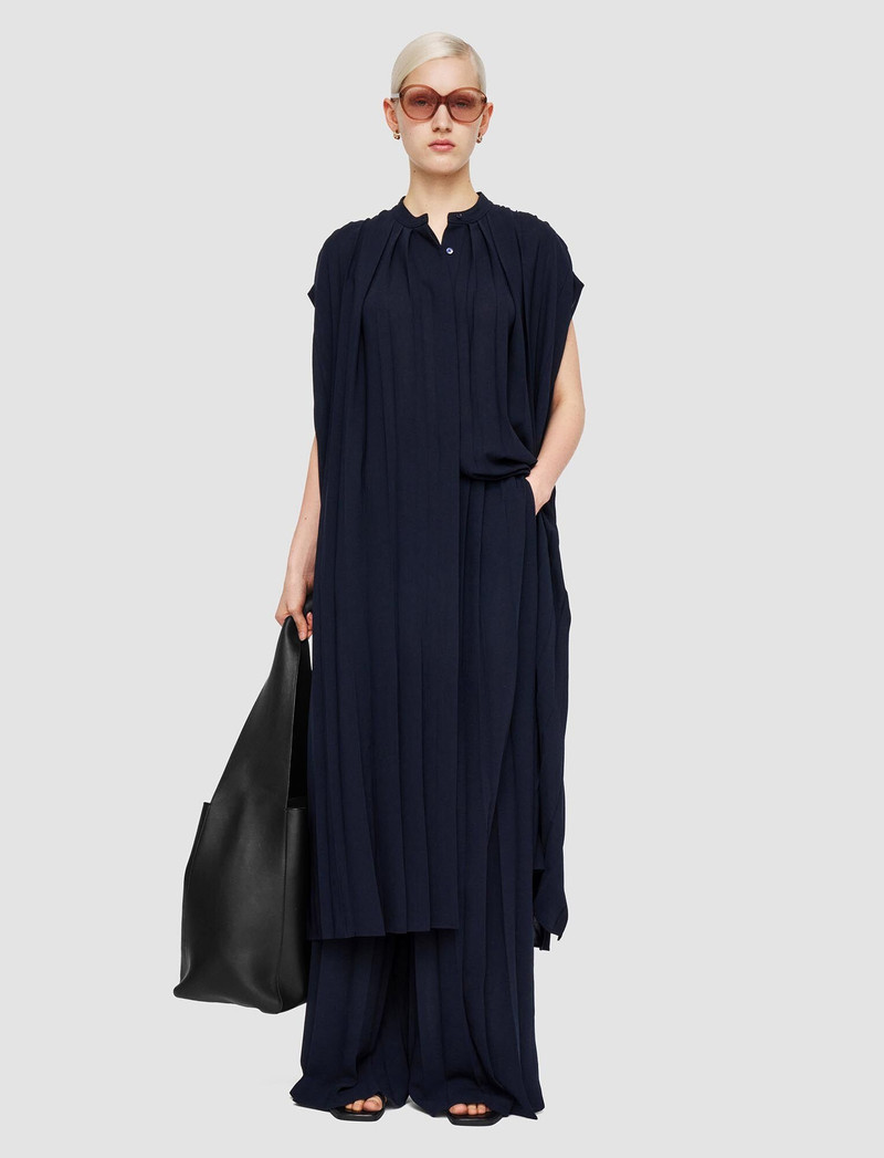 JOSEPH Davidge Airy Plissé Dress outlook