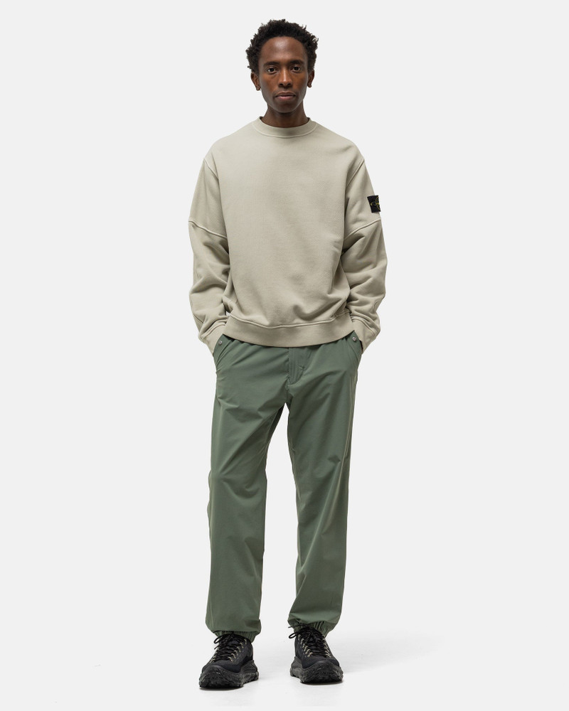Stone Island Organic Cotton Garment Dyed Sweatshirt Beige outlook